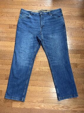Duluth Trading Co Flex Ballroom Jeans Mens 42x32 Relaxed Fit Very Good Condition